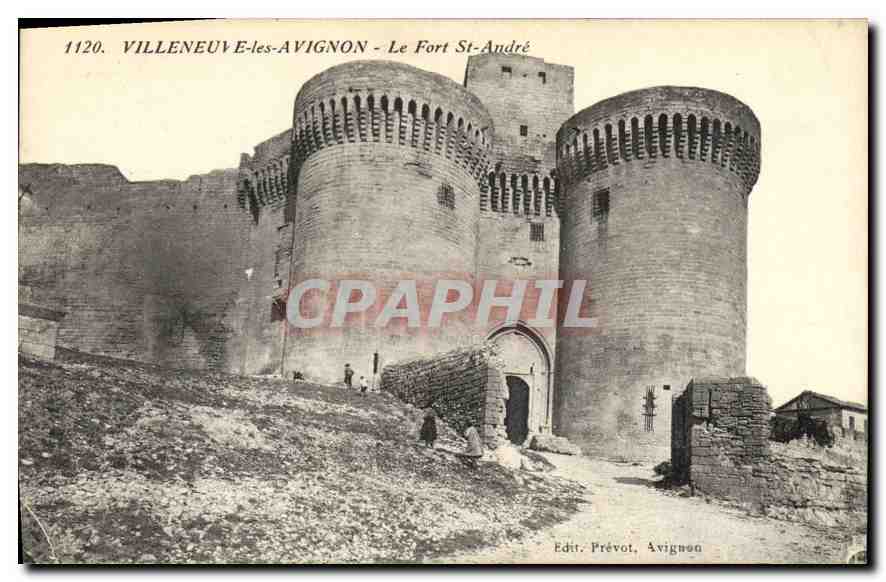 CPA Villeneuve les Avignon Le Fort St Andre 