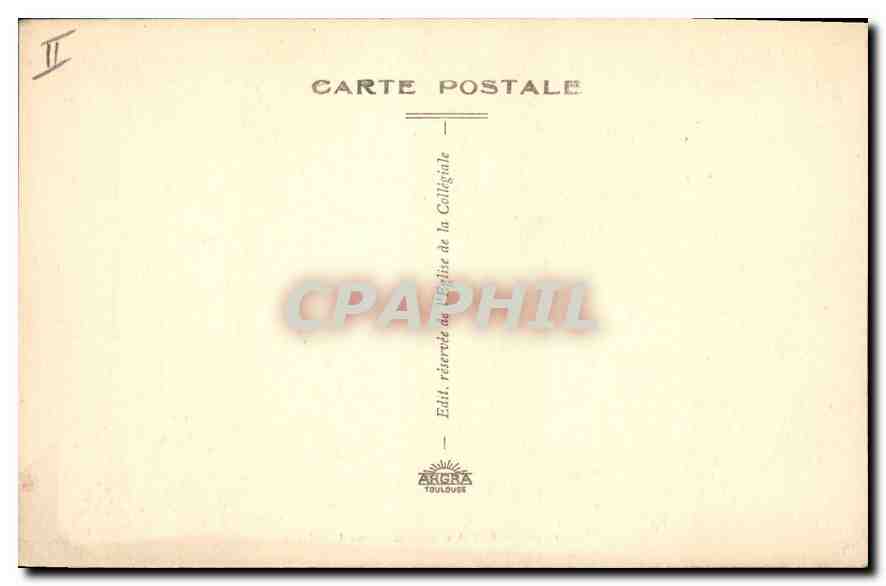 CPA Villeneuve les Avignon Vue Generale  — Verso