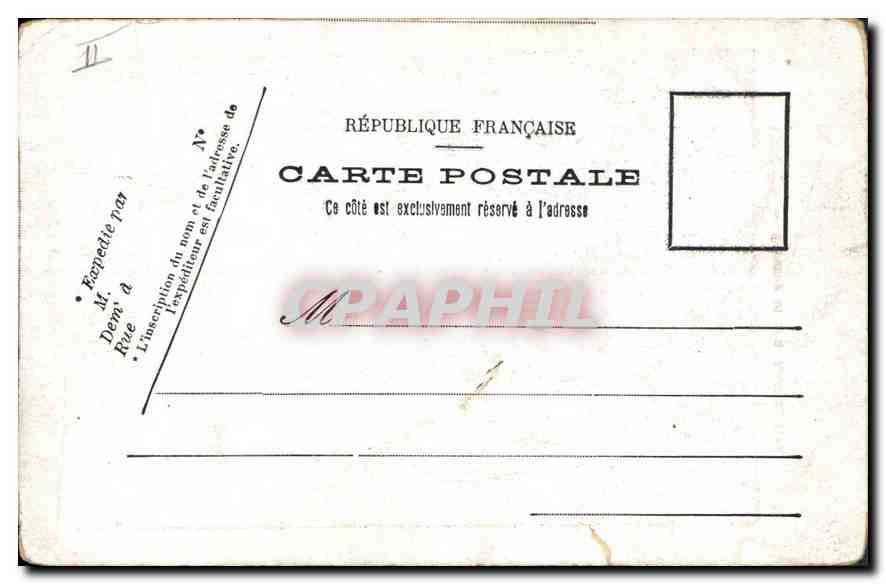 CPA Mulhouse Caserne et son factionnaire  — Rückseite