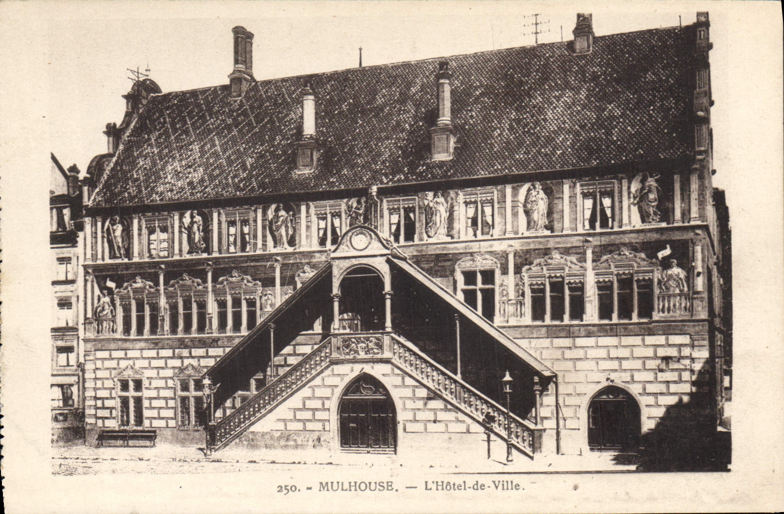 CPA Mulhouse L'Hotel de Ville 