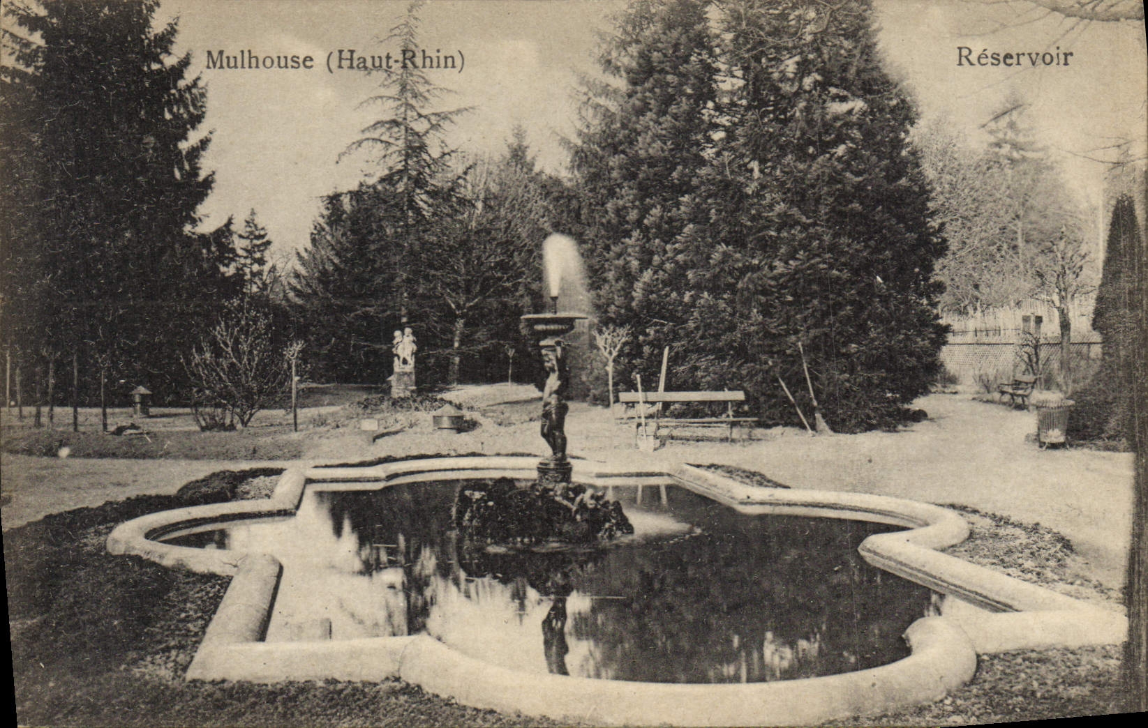 CPA Mulhouse Haut Rhin Reservoir 