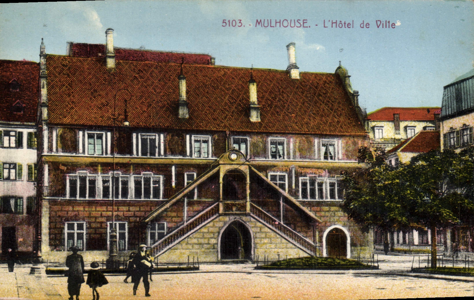 Mulhouse - L'Hôtel de Ville — éditeur 'La Cigogne', n° 5103