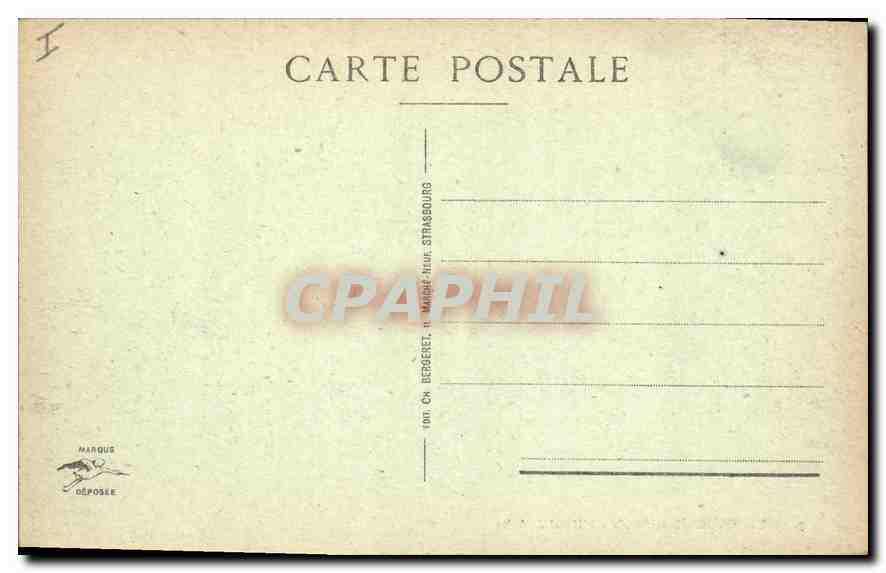 CPA Mulhouse Haut Rhin L'Hotel de Ville  — Rückseite