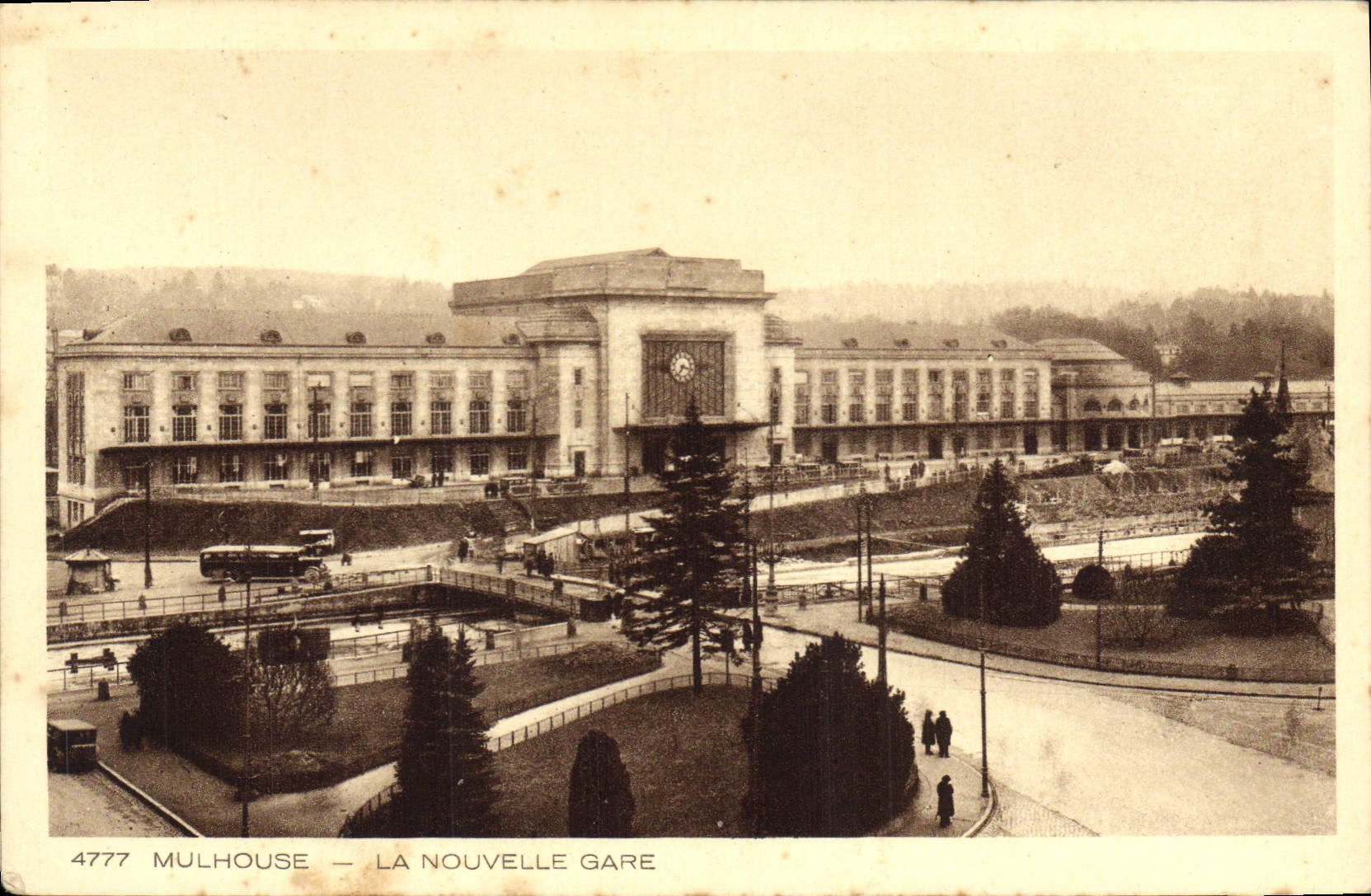 CPA Mulhouse La Nouvelle Gare 