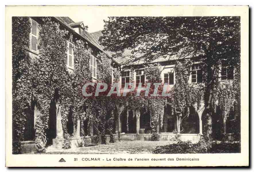 CPA Colmar Le Cloitre de l'ancien couvent des Dominicains 
