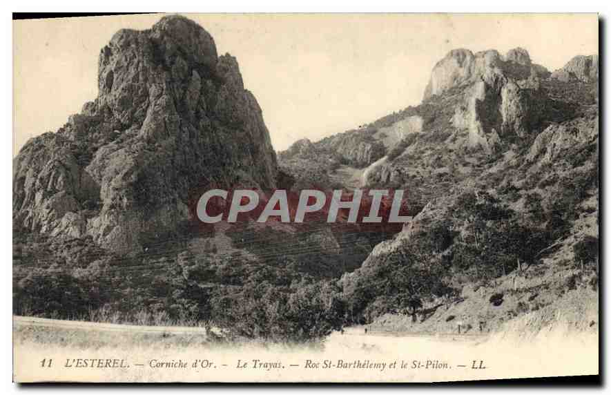 L'ESTEREL — Corniche d'Or, Le Trayas, Roc St-Barthélemy et le St-Pilon — LL