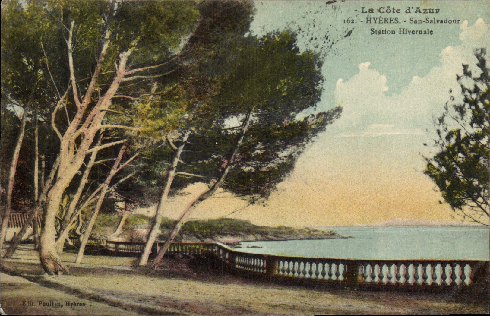 CPA La Cote d'Azur Hyeres San Salvadour Station Hivernale 