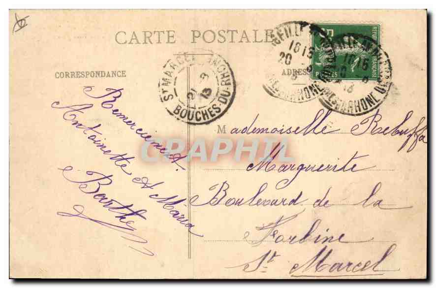 CPA La Cote d'Azur Hyeres San Salvadour Station Hivernale  — Verso