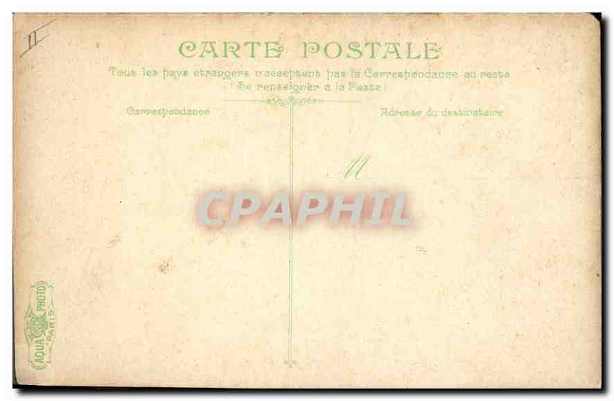 CPA Le Cap Brun  — Verso
