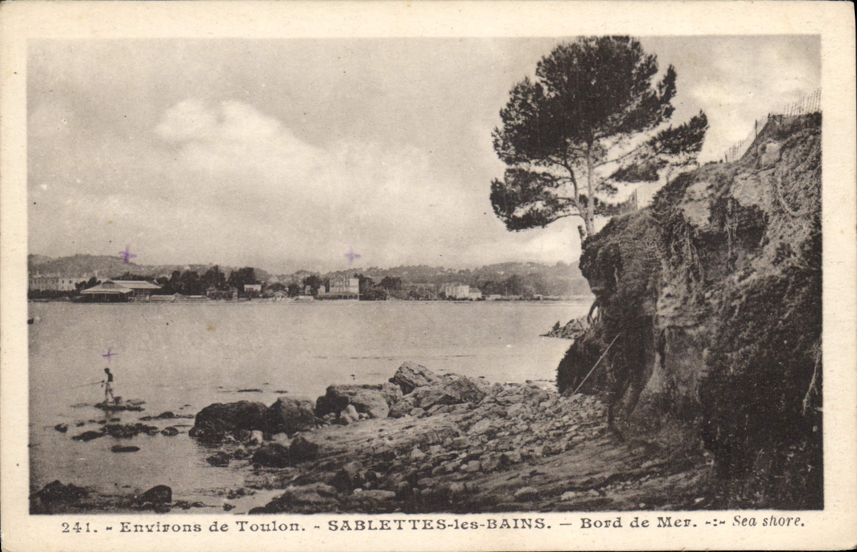 Sablettes-les-Bains — Küste — Umgebung von Toulon — Verlag: CPAPHIL, Nr. 241