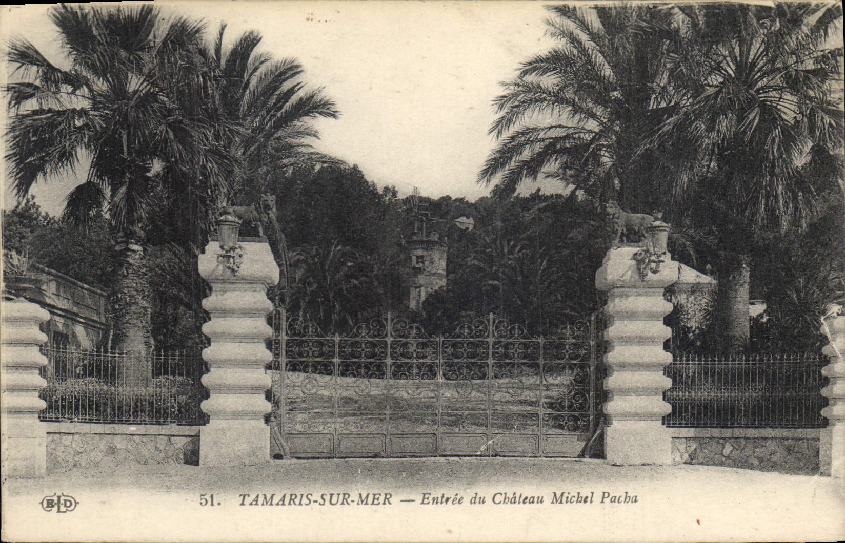 Tamaris-sur-Mer — Entrée du Château Michel Pacha — BLD, n°51