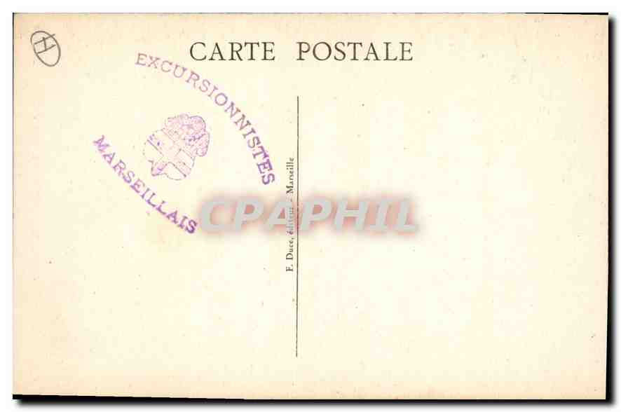 CPA Chartreuse de la Verne Galerie du petit cloitre  — Rückseite