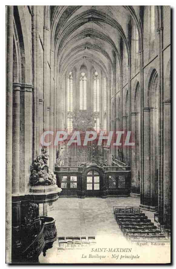 Saint-Maximin - Die Basilika - Kirchenschiff — Aguel, Verlag