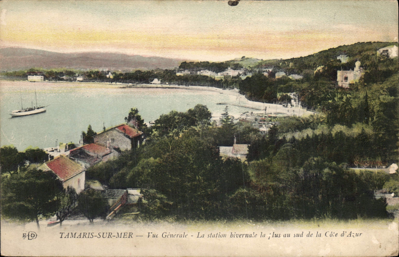 TAMARIS-SUR-MER — Vue Générale — La station hivernale la plus au sud de la Côte d'Azur