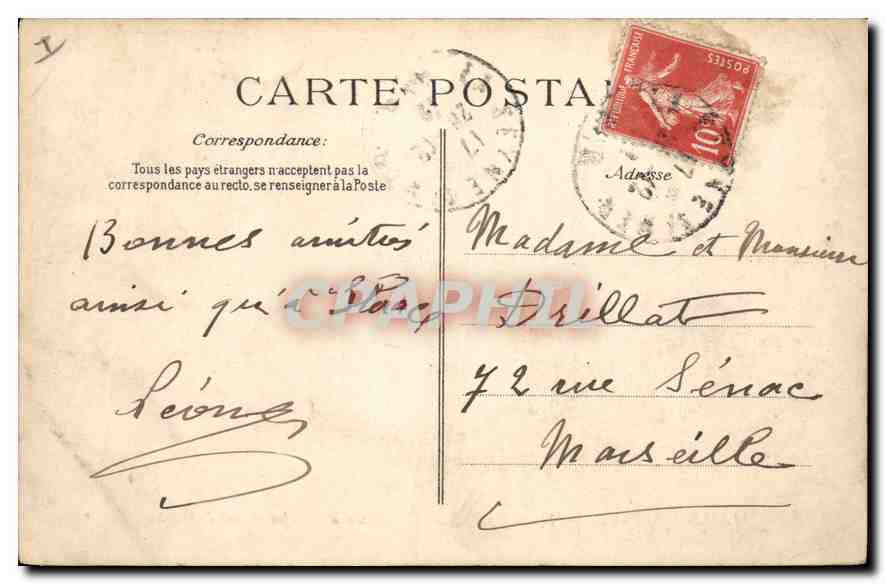 TAMARIS-SUR-MER — Vue Générale — La station hivernale la plus au sud de la Côte d'Azur — Rückseite