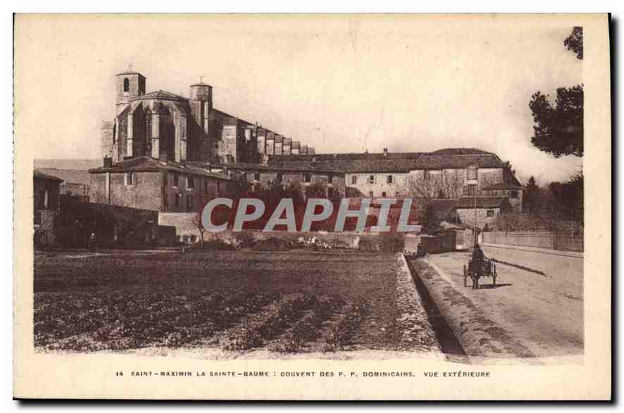 CPA Saint Maximin La Sainte Baume Couvent des PP Dominicans Vue Exterieure 