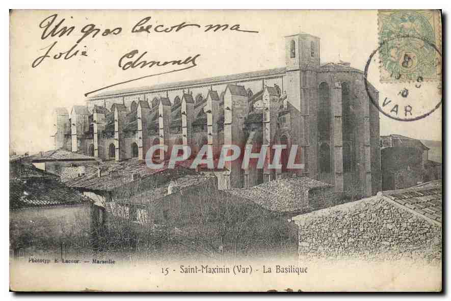 CPA Saint Maximin Var La Basilique 