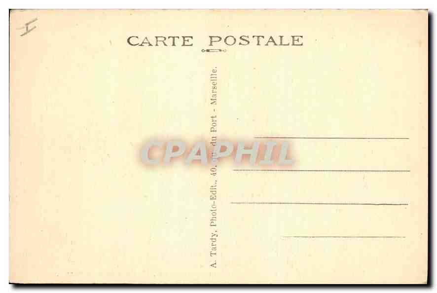 CPA Saint Zacharie Var Hotel Chateau de Mont Vert Un Sous Bois du Parc  — Rückseite