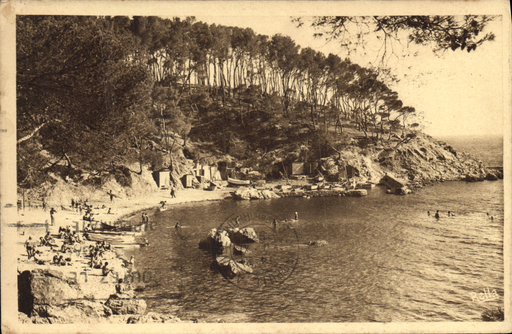 CPA Toulon Anse de Mejan au Cap Brun 