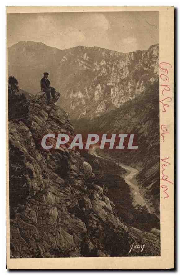 CPA La Douce France Paysages et Pierres de Provence Les Gorges du Verdon a St Morin 