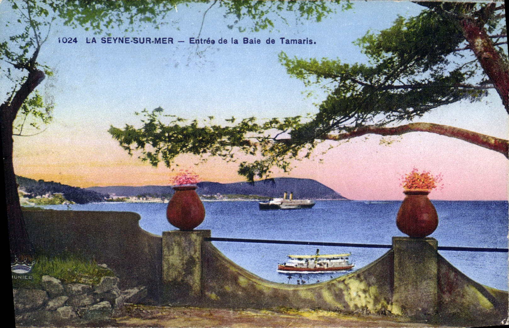 CPA La Seyne Sur Mer Entree de la Baie de Tamaris 