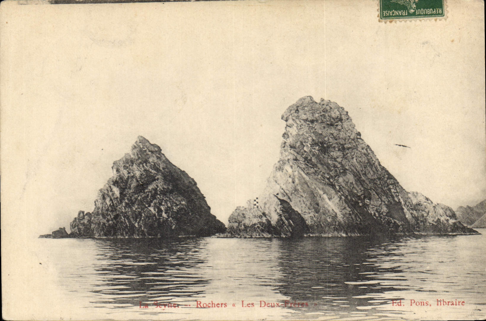 La Seyne — Rochers « Les Deux Piéras » — Ed. Pons, libraire