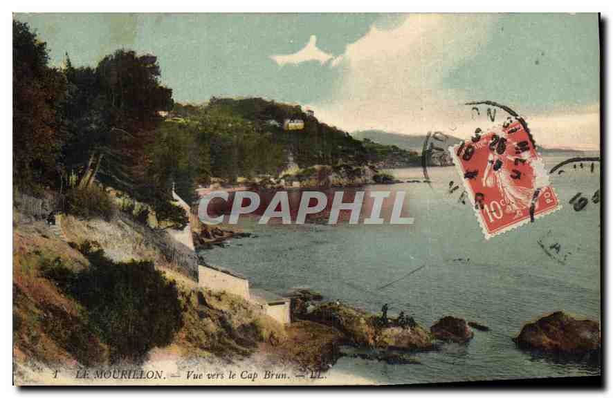 CPA Le Mourillon Vue vers le Cap Brun 