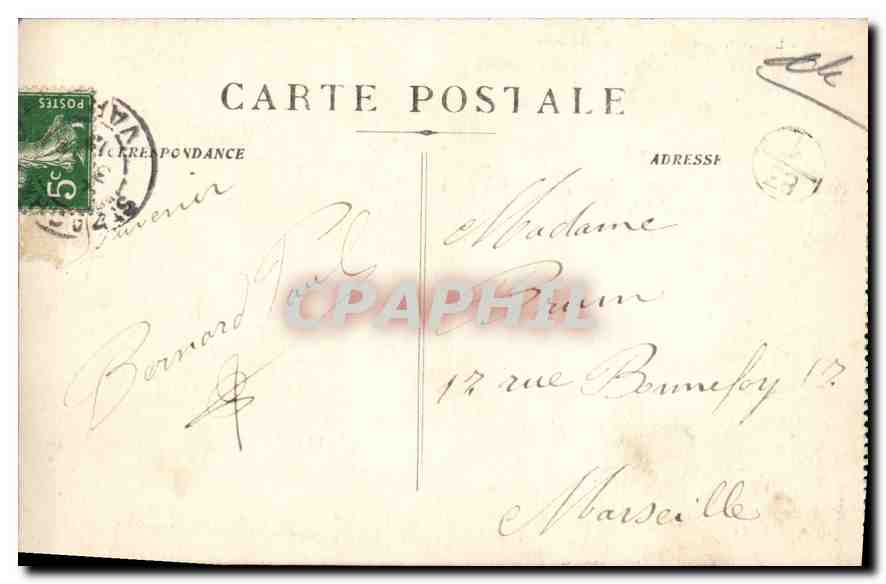 La Sainte-Baume - Vue Générale — Éditeur inconnu, n° de série 1 — Verso
