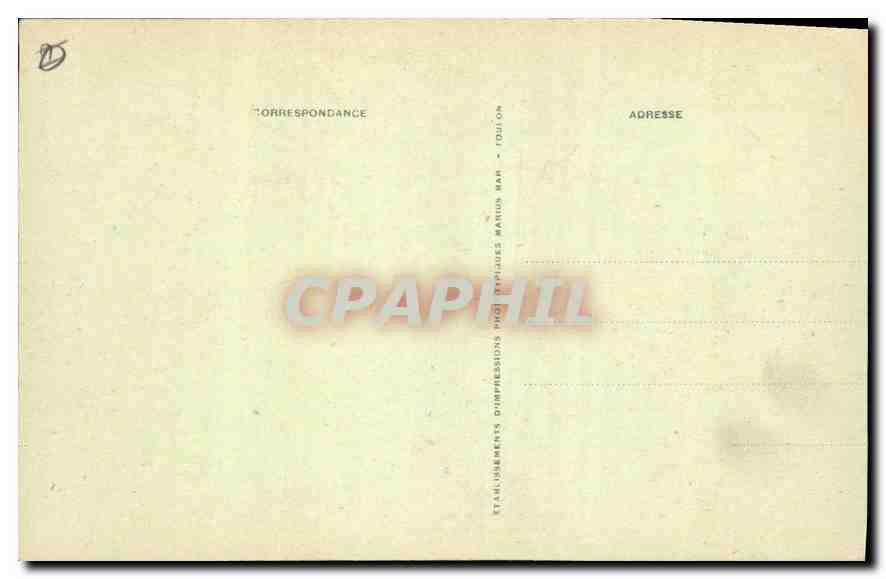 CPA Saint Maximin La Sainte Baume Couvent des PP Dominicains Le Refectoire  — Verso