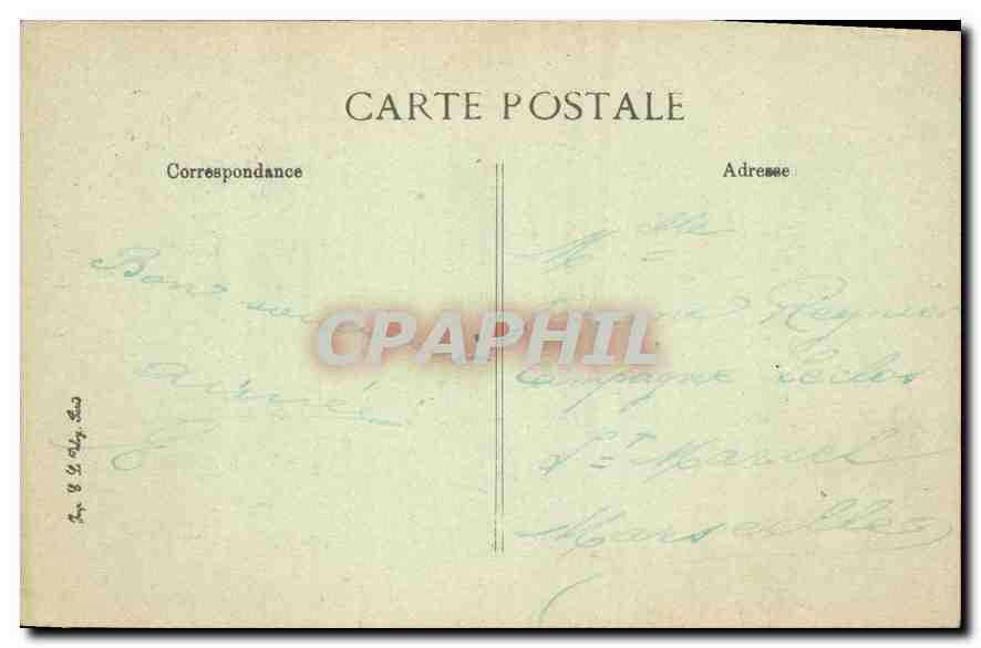 CPA Saint Maximin La Basilique  — Verso