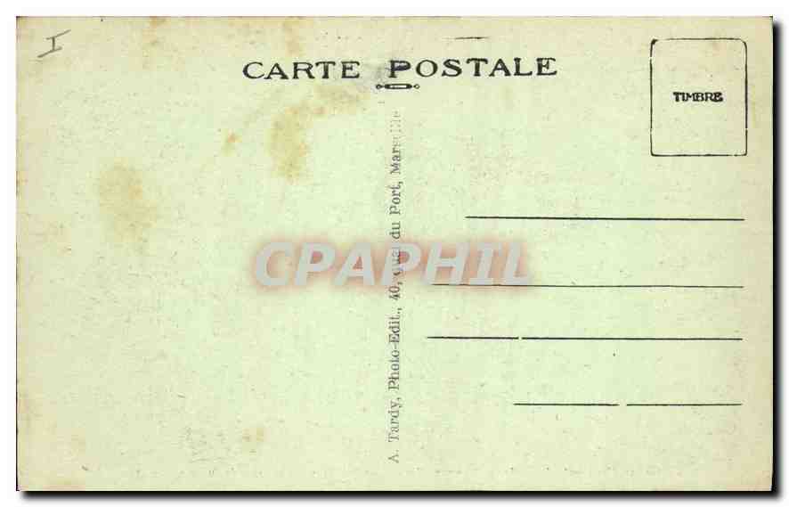 CPA Saint Maximin la Sainte Baume Var La Basilique Vue generale du Grand Autel  — Verso