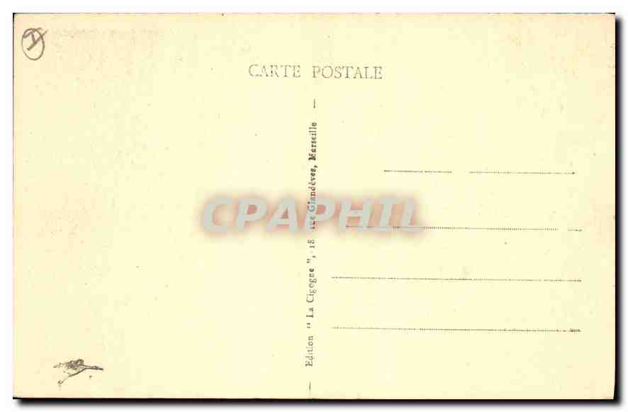 CPA Draguignan La Tour de l'Horloge  — Rückseite