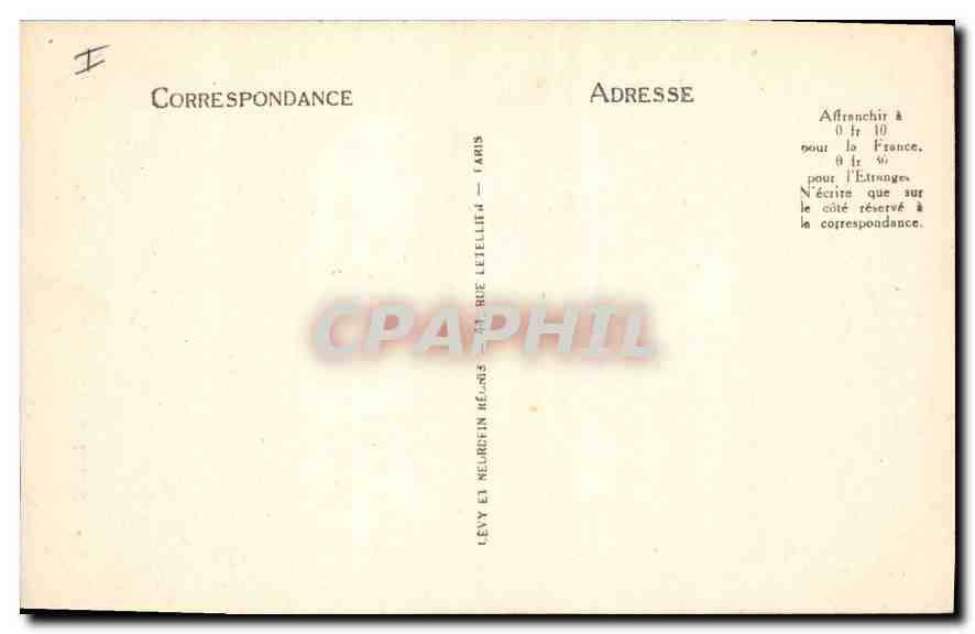 CPA Saint Raphael Felix Martin et les Bains  — Rückseite