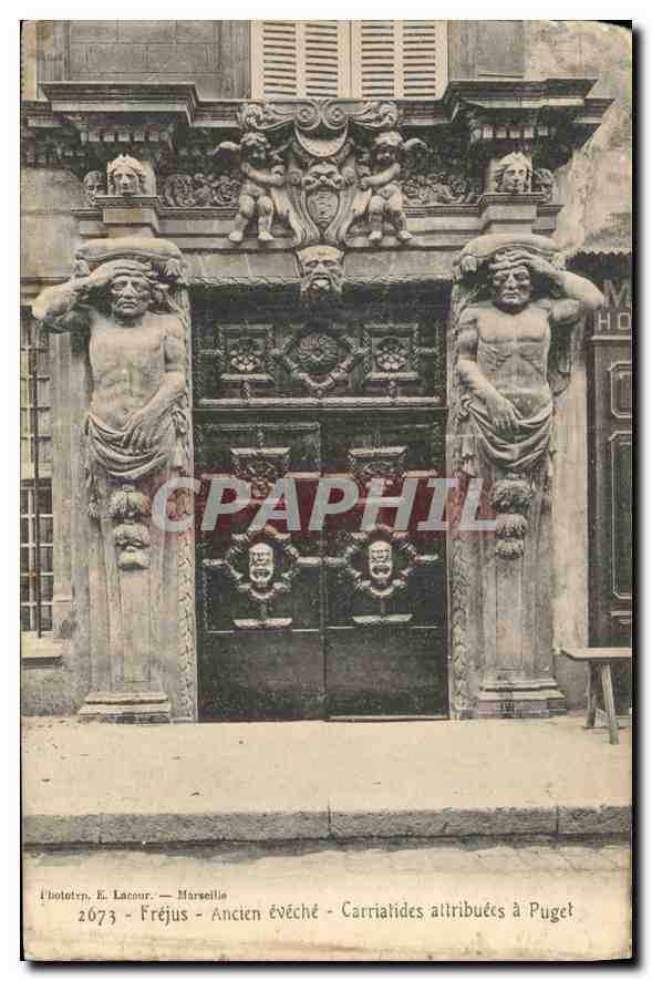 CPA Frejus Ancien eveche Carrialides attributes a Puget 