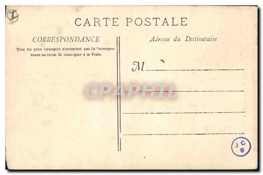 CPA Frejus Ancien eveche Carrialides attributes a Puget  — Rückseite