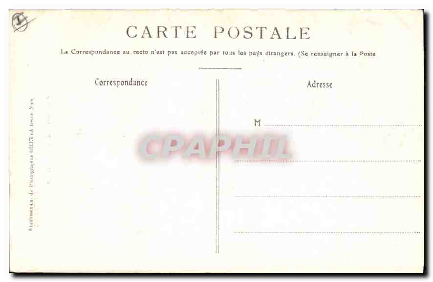 CPA Frejus Cariatides Vieille Porte  — Rückseite