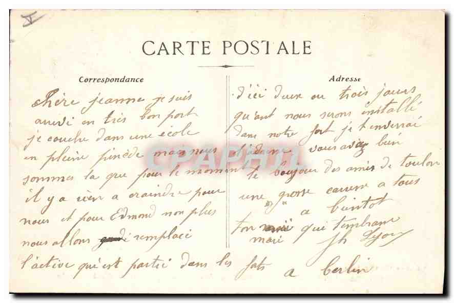 TAMARIS-sur-MER — Le Manteau. Intérieur des Jardins de Michel Pacha — Édition Chanteperdrix n°158 — Rückseite