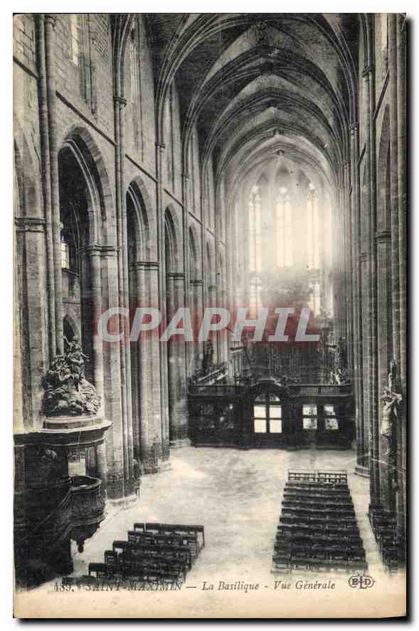 CPA Saint Maximin La Basilique Vue Generale 