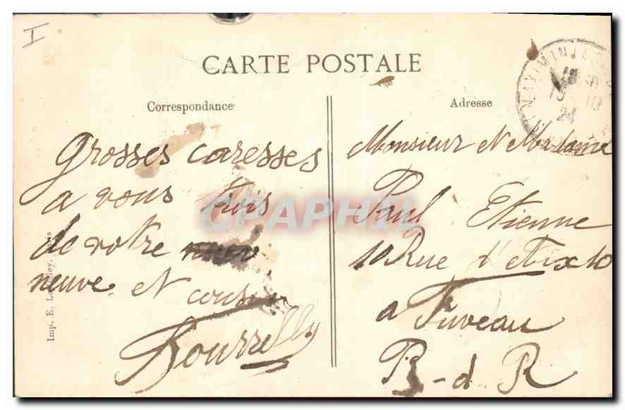 CPA Saint Maximin La Chasse de Sainte Madeleine  — Verso
