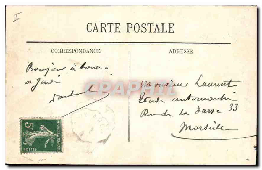 Agay — La Roche Crochue et le Sémaphore de Dramon — LL. N°18 — Rückseite