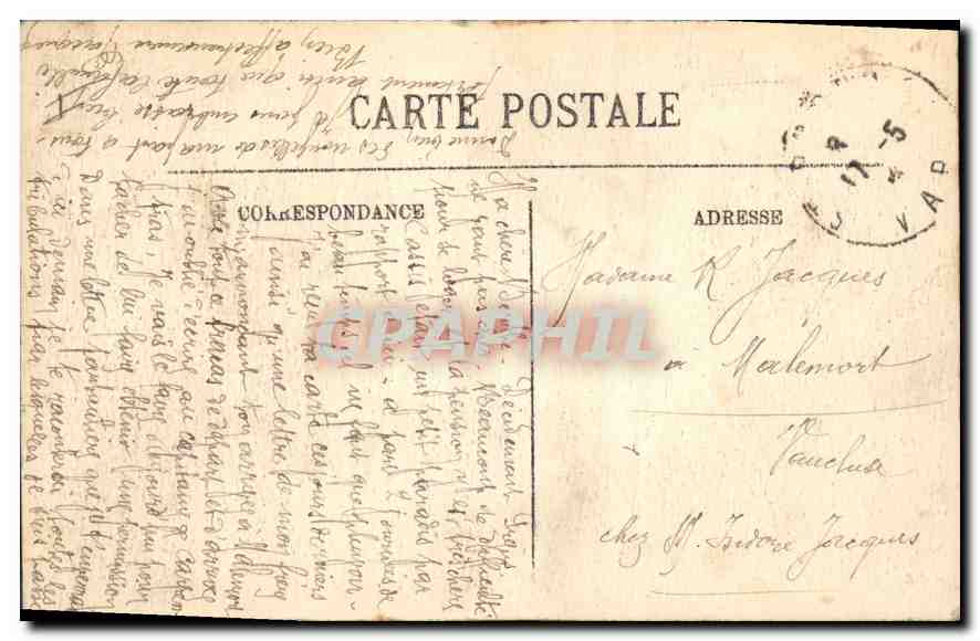 CPA L'Esterel Agay Anse du Phare de la Baumette  — Verso