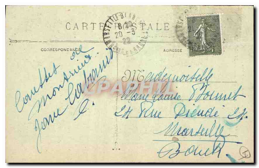 CPA Chartreuse de Montrieux fondie en 1117 Galerie du Grand Cloitre  — Verso