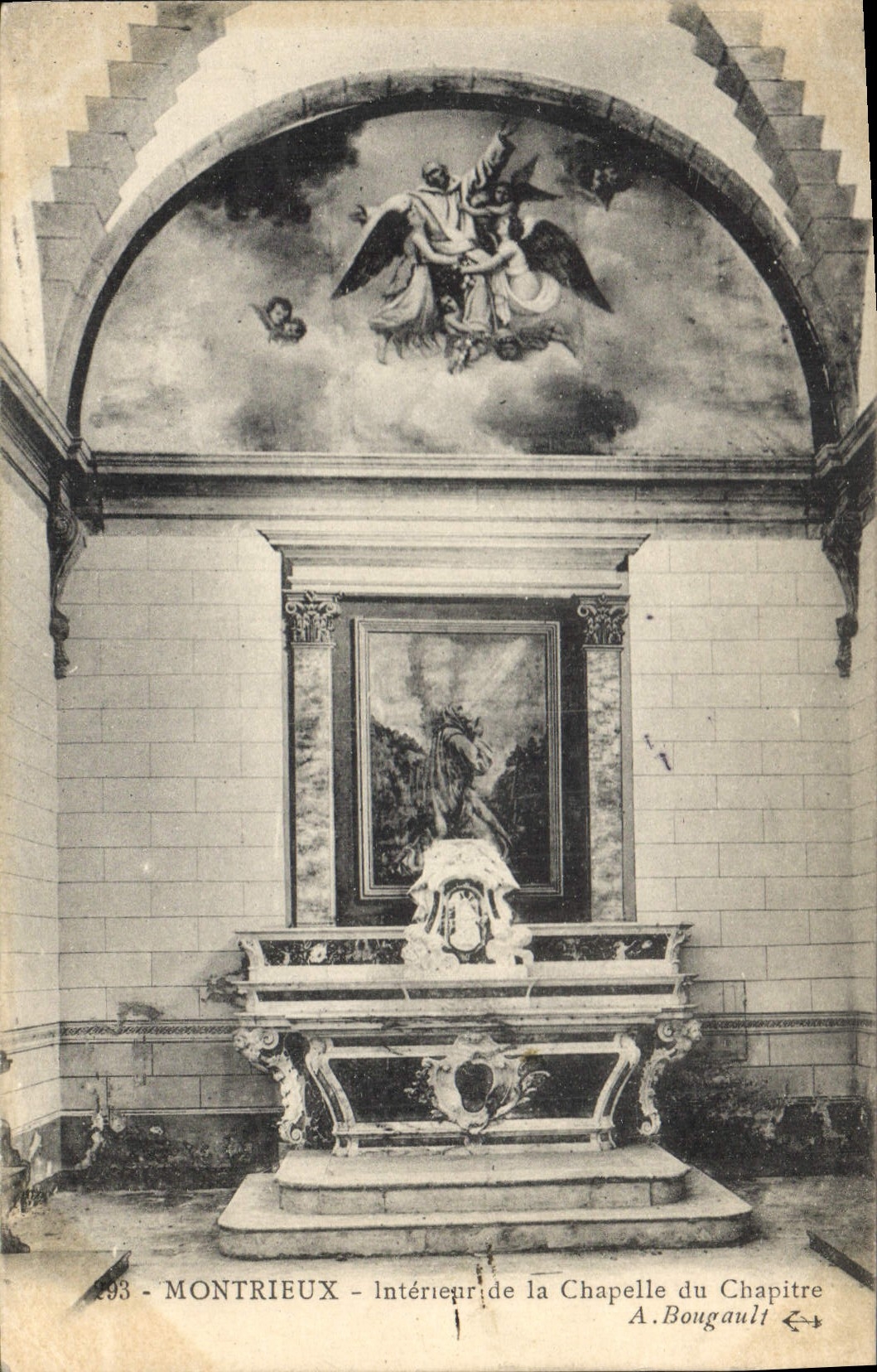 CPA Montrieux Interieur de la Chapelle du Chapitre 