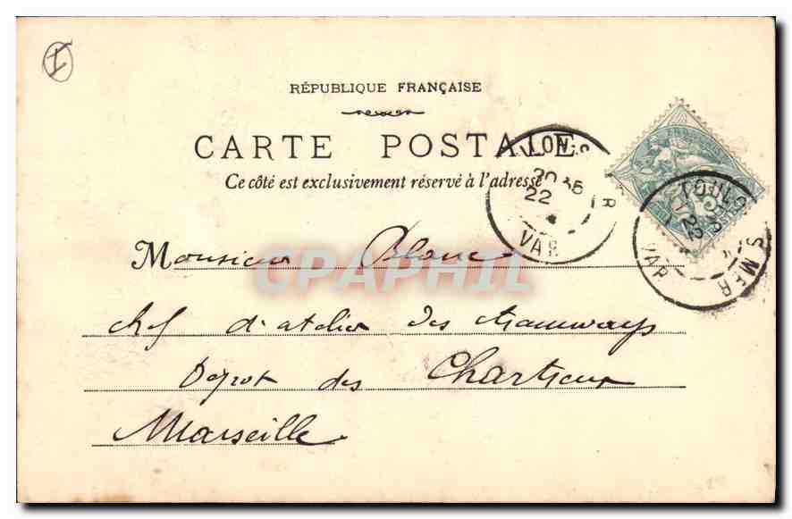 Basilique de Saint Maximin (Var) — Boiseries du Chœur — éditeur J. Poirier, n° 4 — Reverso