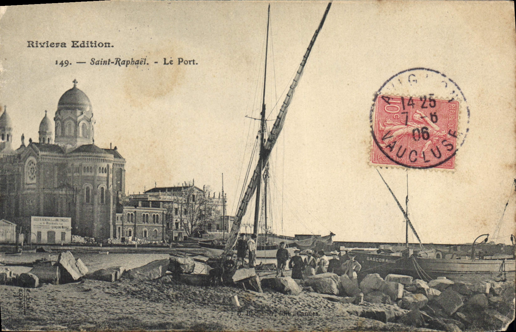 CPA Riviera Edition Saint Raphael Le Port Bateaux