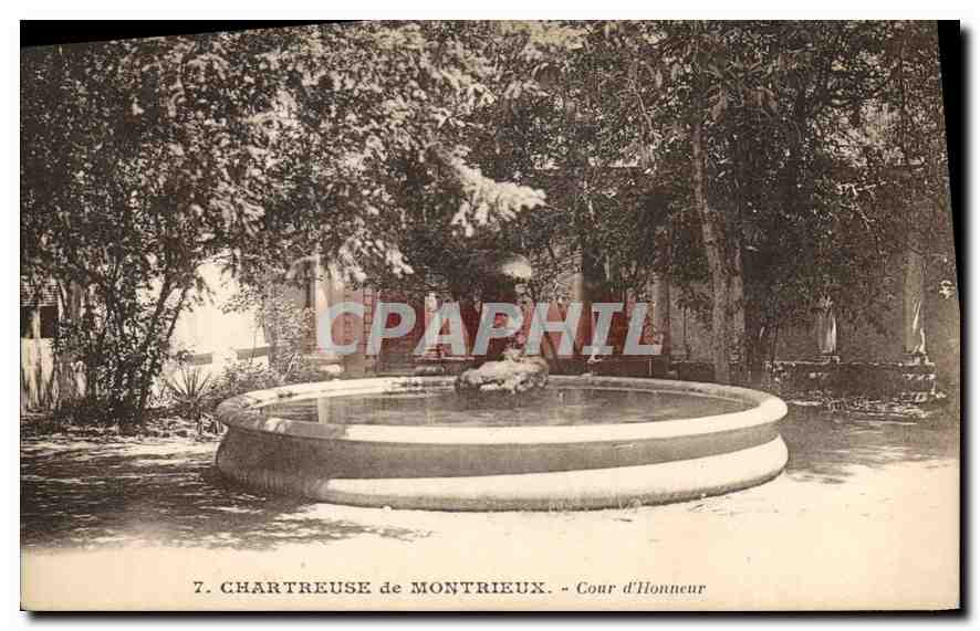 CPA Chartreuse de Montrieux Cour d'Honneur 