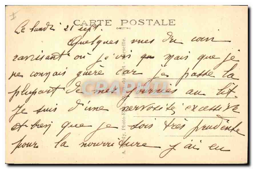 CPA Saint Zacharie Var Hotel Chateau de Mont Vert Un Sous Bois du Parc  — Verso