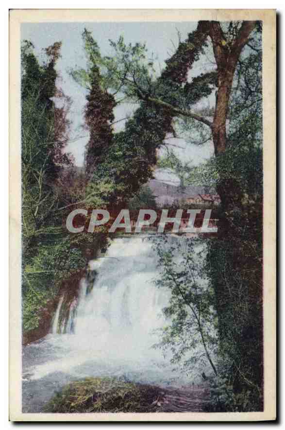CPA St Zacharie Var Les Bords de l'Huveaunne Chute d'eau 