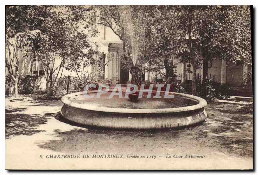 Chartreuse de Montrieux — La Cour d'Honneur — éditeur non visible, n° 8
