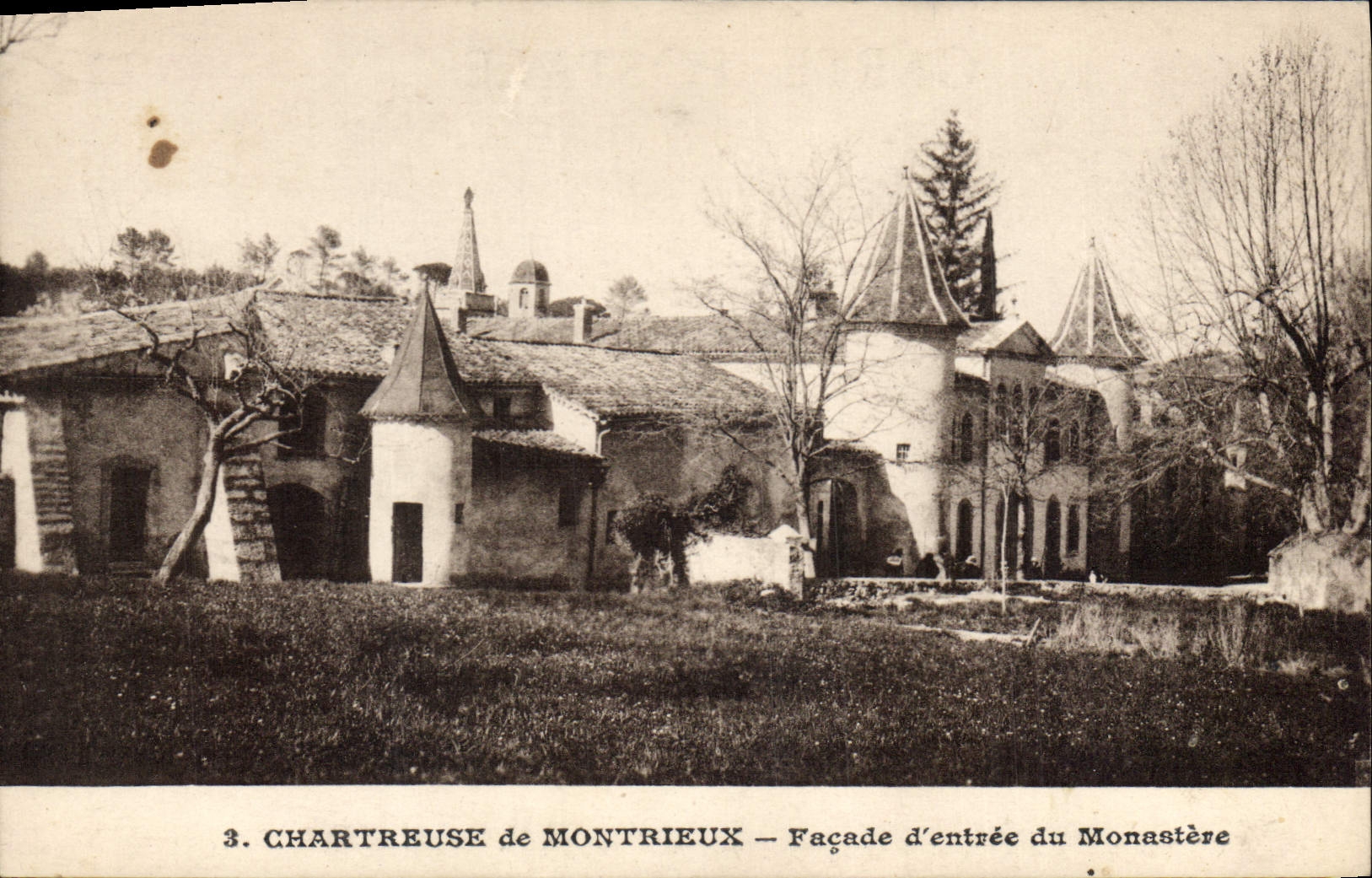 Chartreuse de Montrieux — Façade d'entrée du Monastère